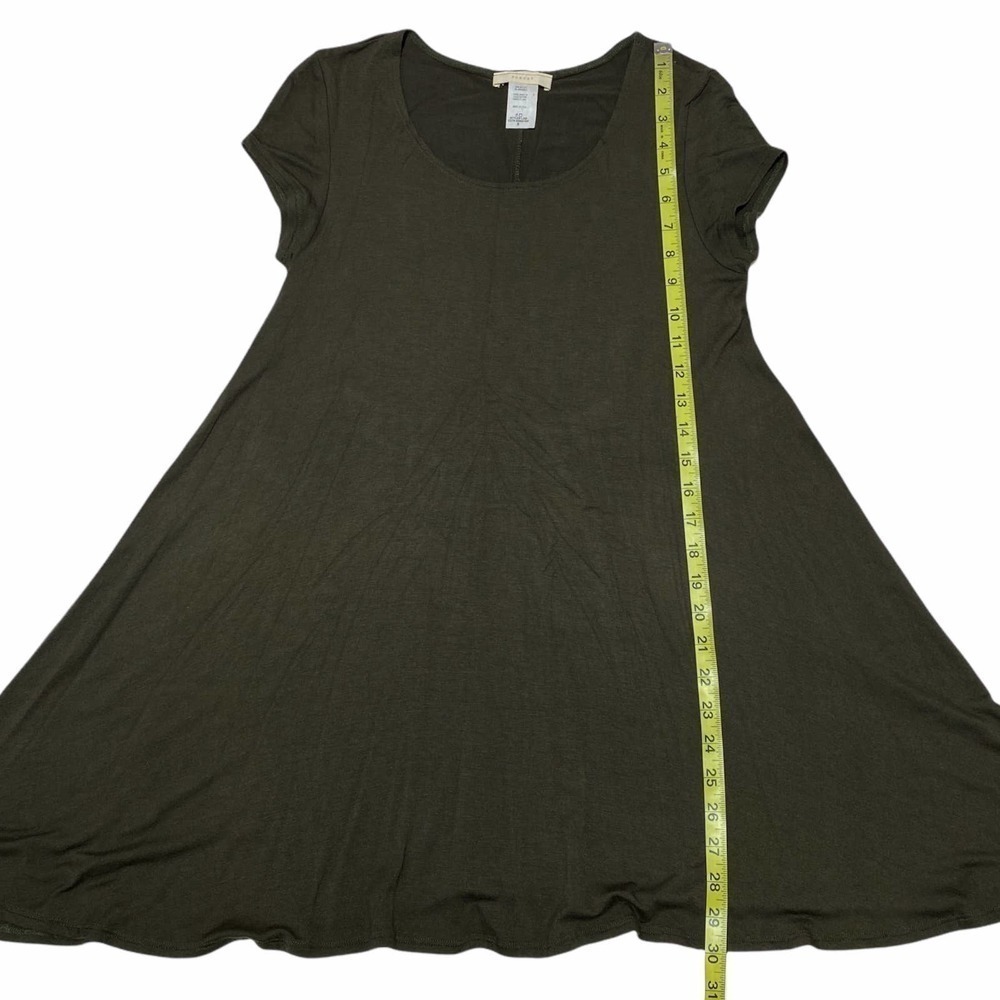 Poetry Solid Army Green Asymmetrical Sharbite Sho… - image 6